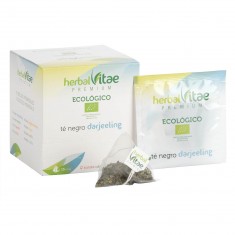 Infusión Ecológica Herbal Vitae Té Negro Darjeeling pirámides 15u.