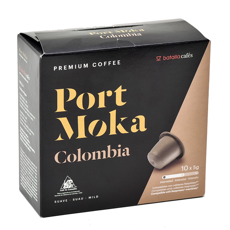 Cápsulas compostables Café Nespresso Colombia 10uds
